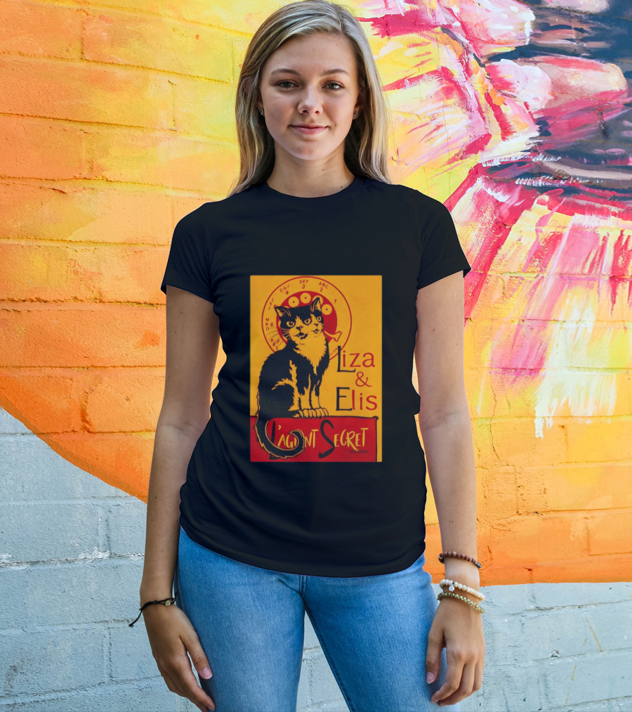 Liza E Elis Gata L'Agent Secret T-Shirt