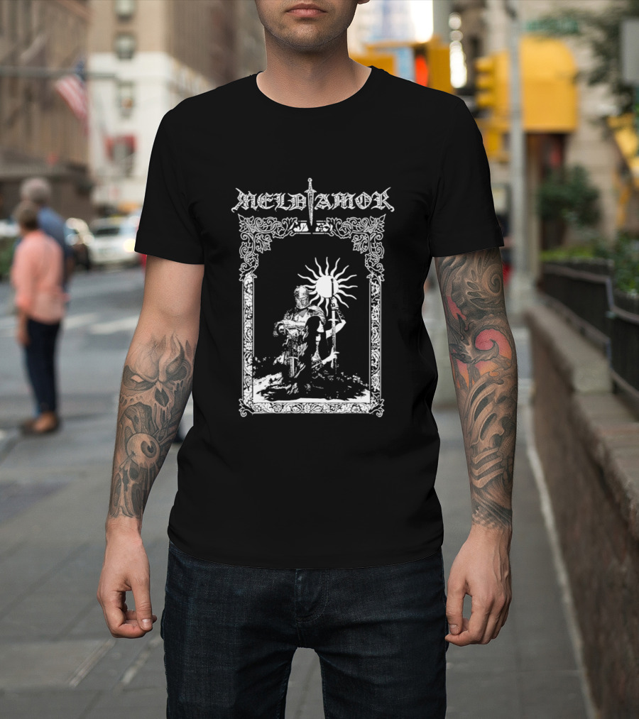Meldamor Sword Sun Warrior Artistry T-Shirt