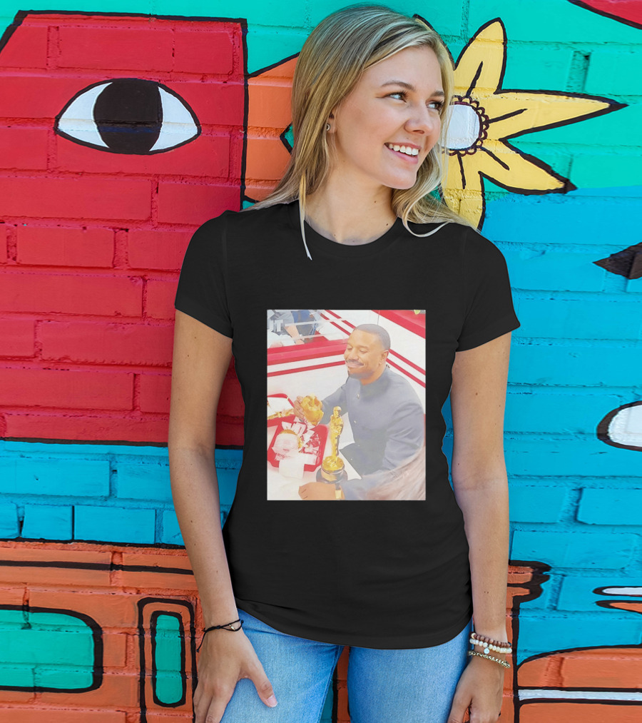 Michael B Jordan Burger Celebration Sinners 2026 Oscar T-Shirt