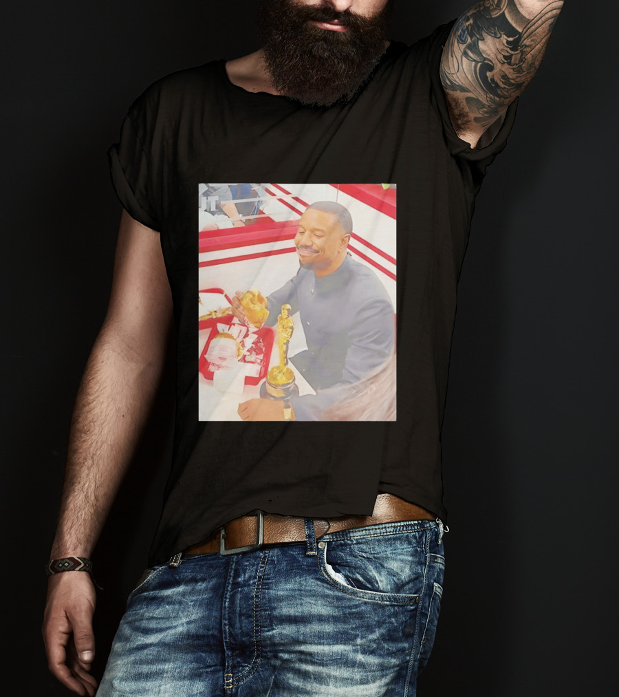Michael B Jordan Burger Celebration Sinners 2026 Oscar T-Shirt
