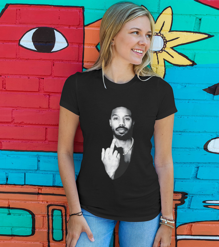 Michael B. Jordan Best Actor 2026 Oscar Middle Finger T-Shirt