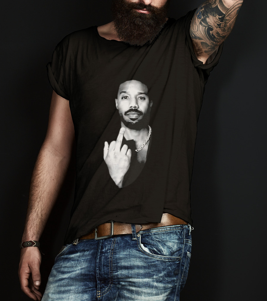Michael B. Jordan Best Actor 2026 Oscar Middle Finger T-Shirt