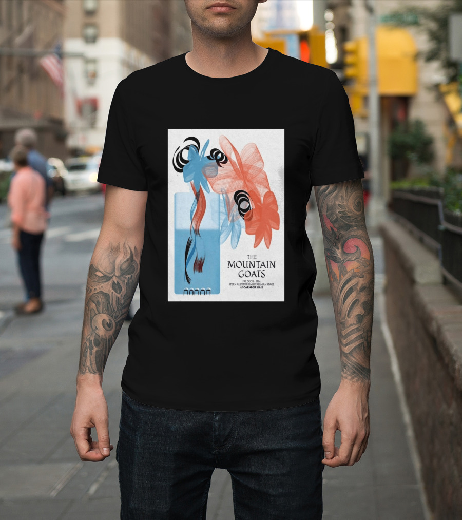 The Mountain Goats Carnegie Hall NYC Dec 11 2026 Stern Auditorium Perelman Stage T-Shirt