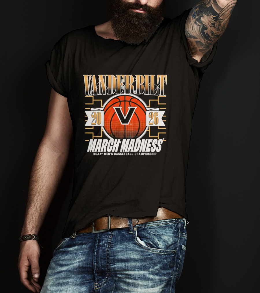 Vanderbilt Basketball 2026 NCAA March Madness Championship T-Shirt