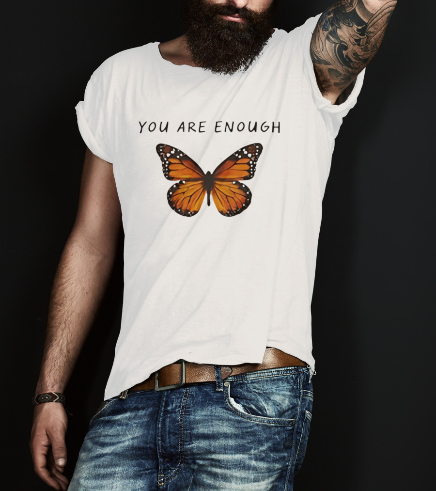 Charlotte Flair You Are Enough Butterfly Affirmations T-Shirt