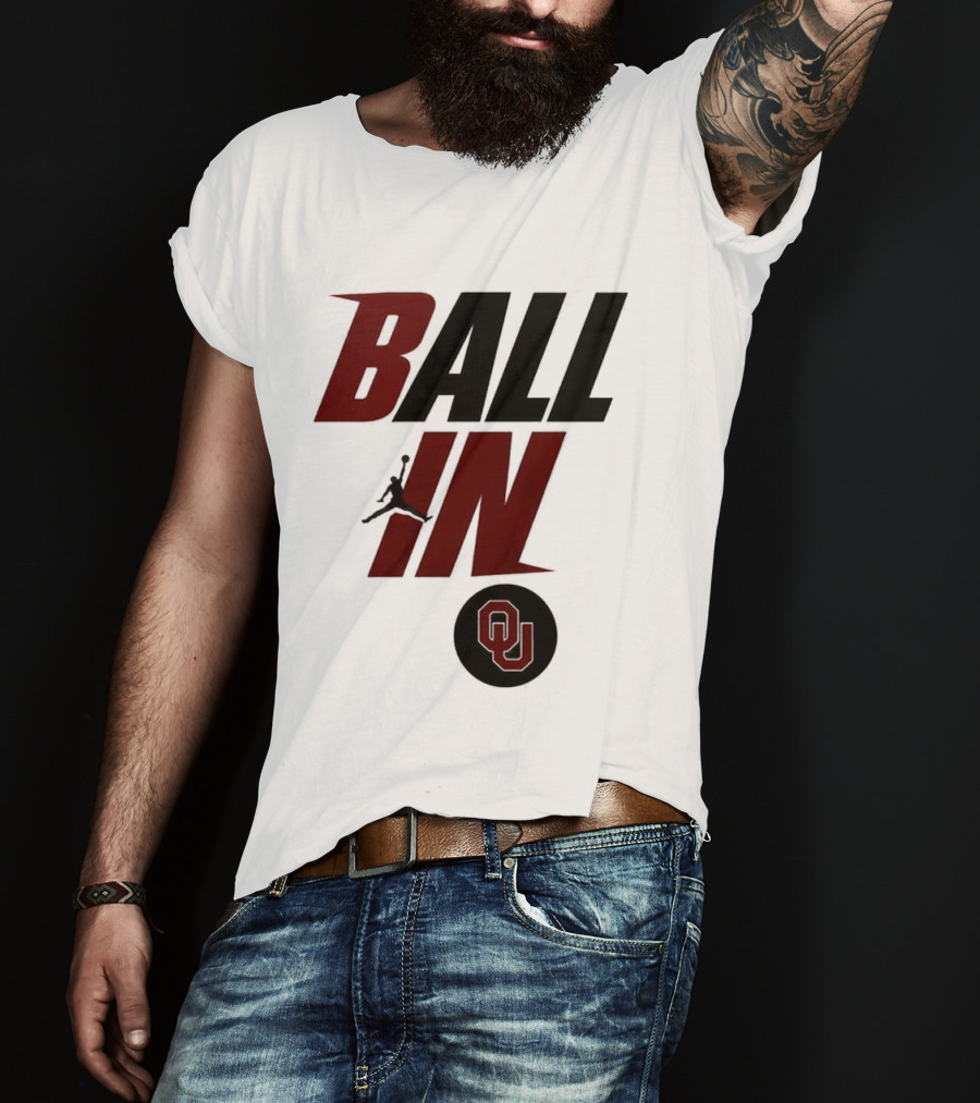 Ball In Oklahoma Sooners OU 2026 Women's Basketball T-Shirt