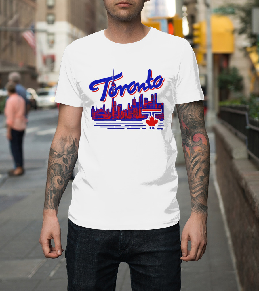 Toronto Blue Jays Skyline 2026 Canadian Baseball T-Shirt
