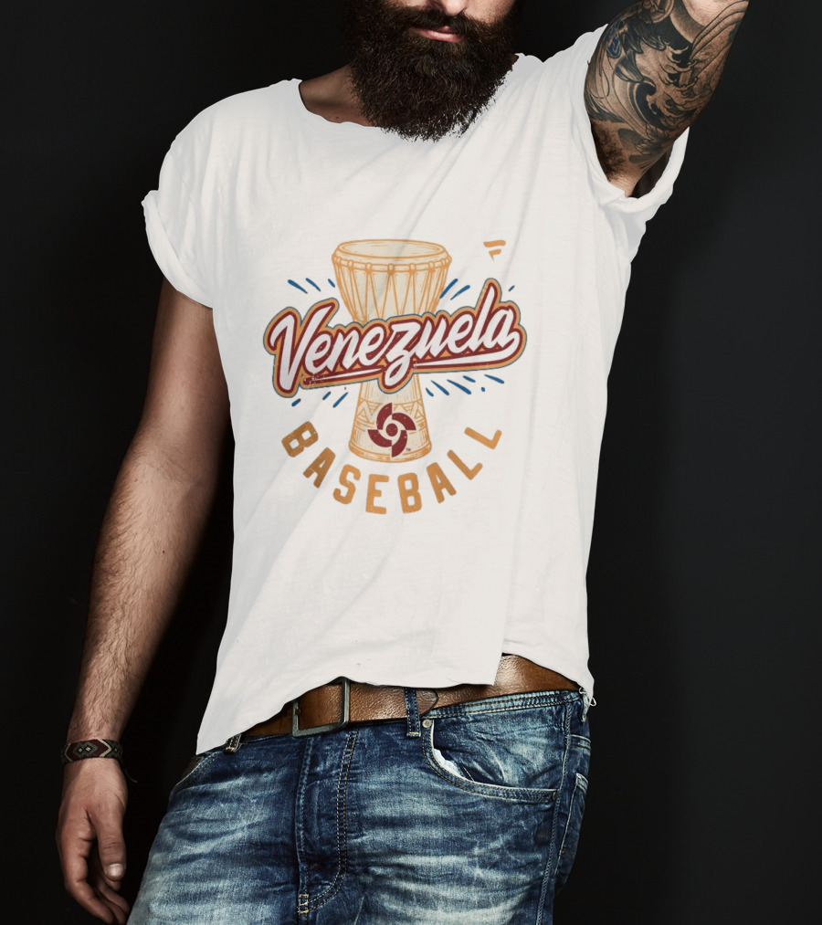 Venezuela Baseball 2026 World Baseball Classic Drum T-Shirt