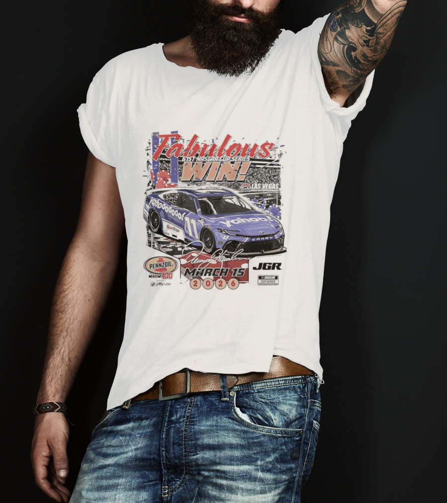 Fabulous Win Denny Hamlin Nascar Cup Series March 15 2026 T-Shirt