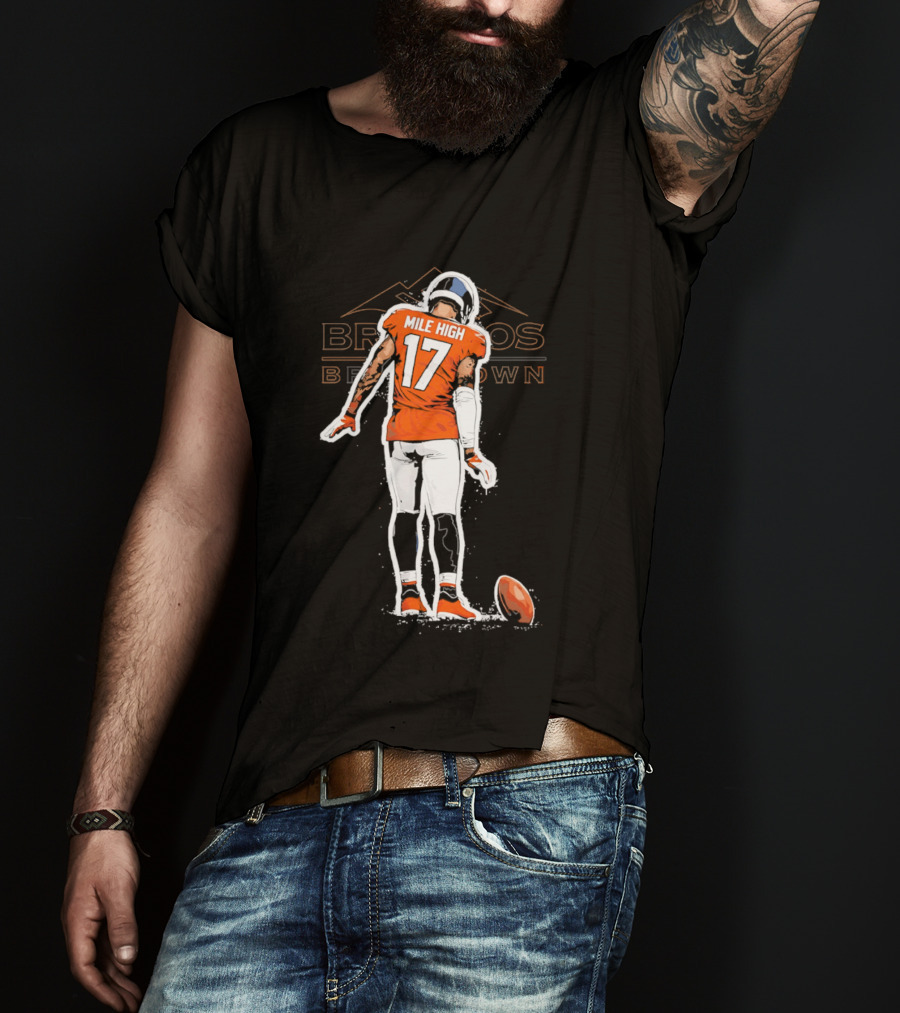 Denver Broncos Mile High Celebration Number 17 T-Shirt