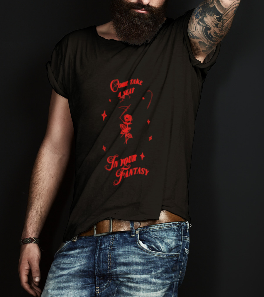 Ateez Come Take A Seat In Your Fantasy Tour 2026 Rose T-Shirt