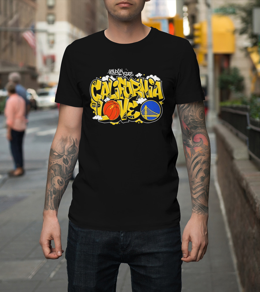Golden State California Love Warriors Basketball T-Shirt