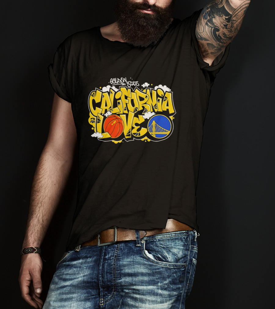 Golden State California Love Warriors Basketball T-Shirt