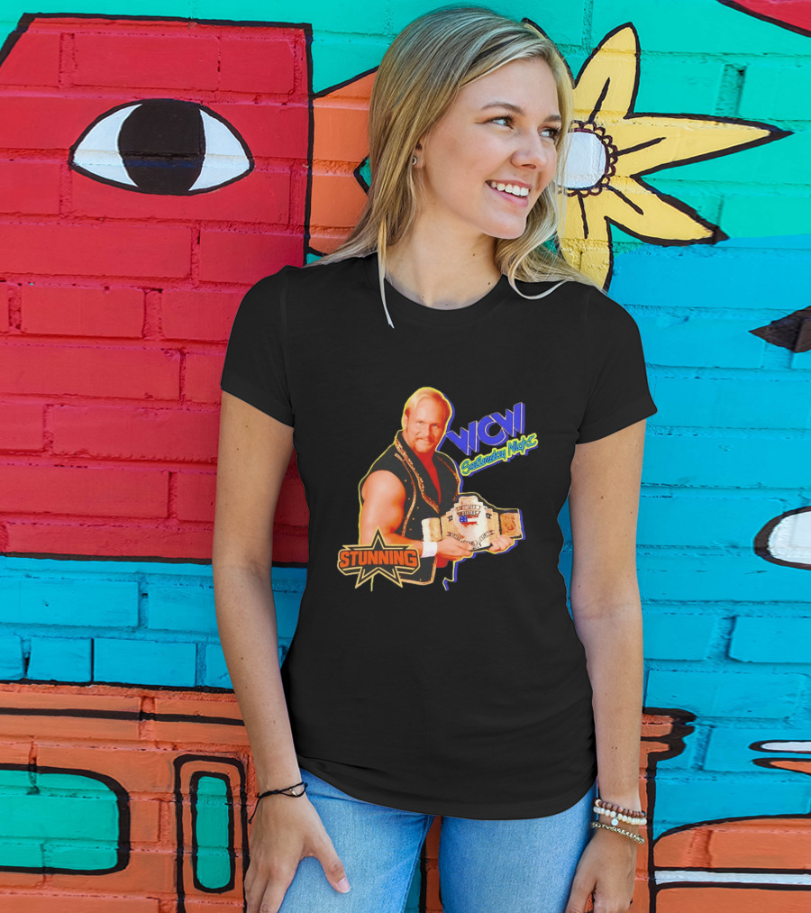 Stunning Steve Austin WCW Saturday Night United States Champion T-Shirt