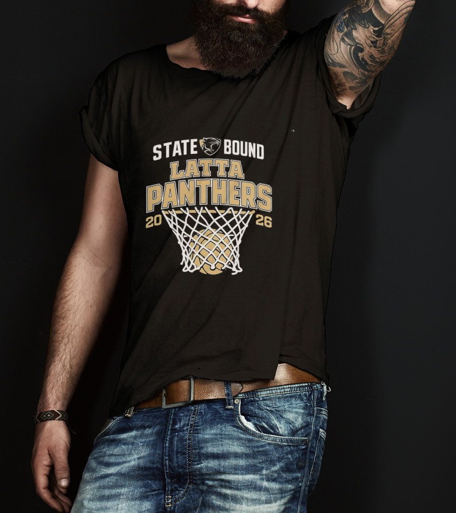 Latta Panthers State Bound Basketball 2026 T-Shirt