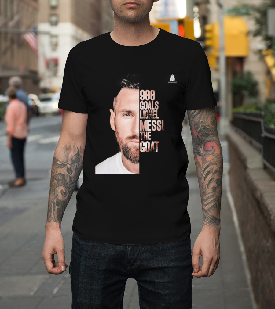 Lionel Messi The GOAT 900 Goals T-Shirt