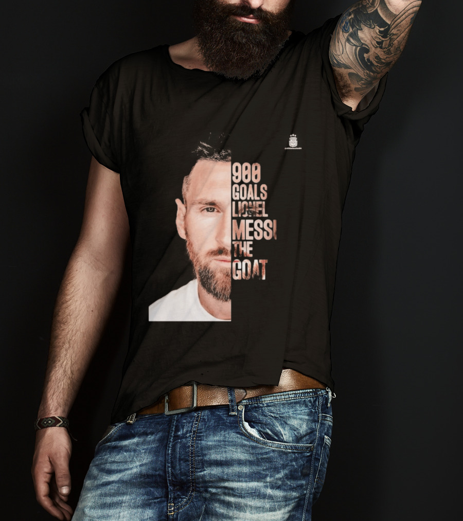 Lionel Messi The GOAT 900 Goals T-Shirt
