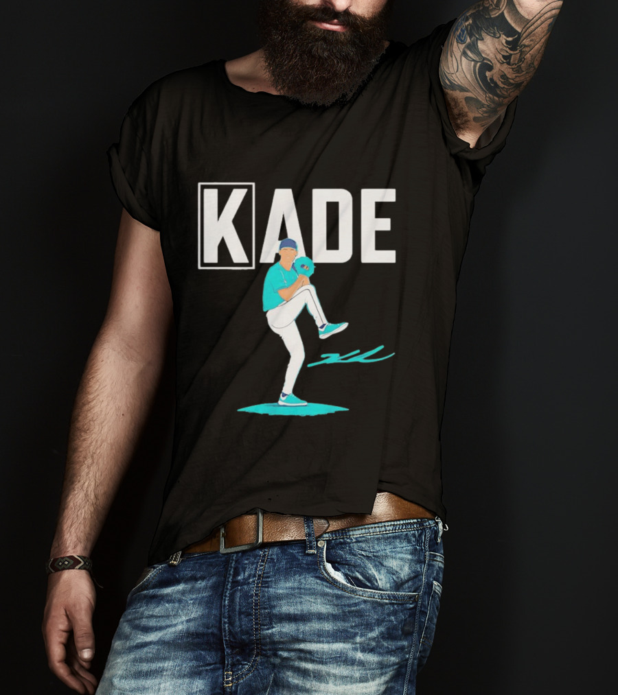 Kade Anderson Seattle Mariners MLB Pitcher K T-Shirt