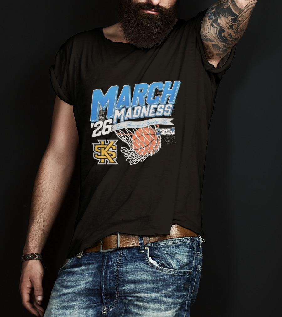 Kennesaw State Owls March Madness 2026 Two Thousand Twenty Six Basketball Net T-Shirt