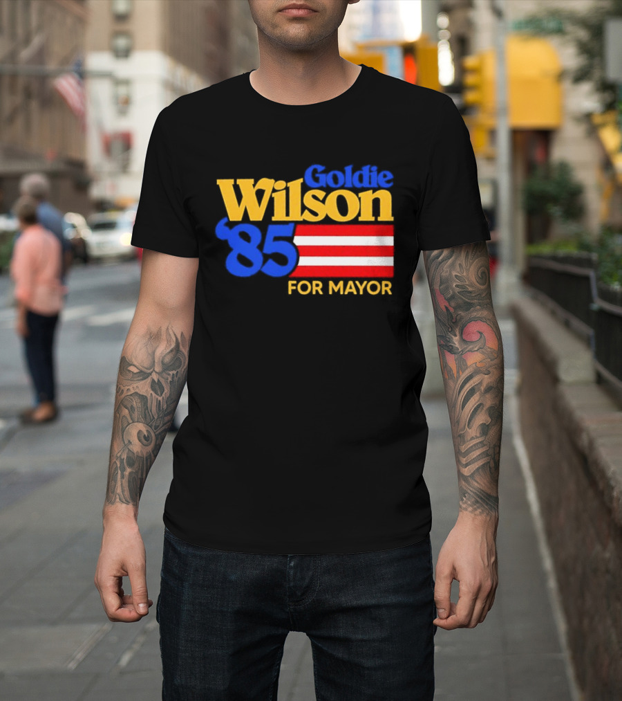 Goldie Wilson '85 For Mayor Back To The Future T-Shirt