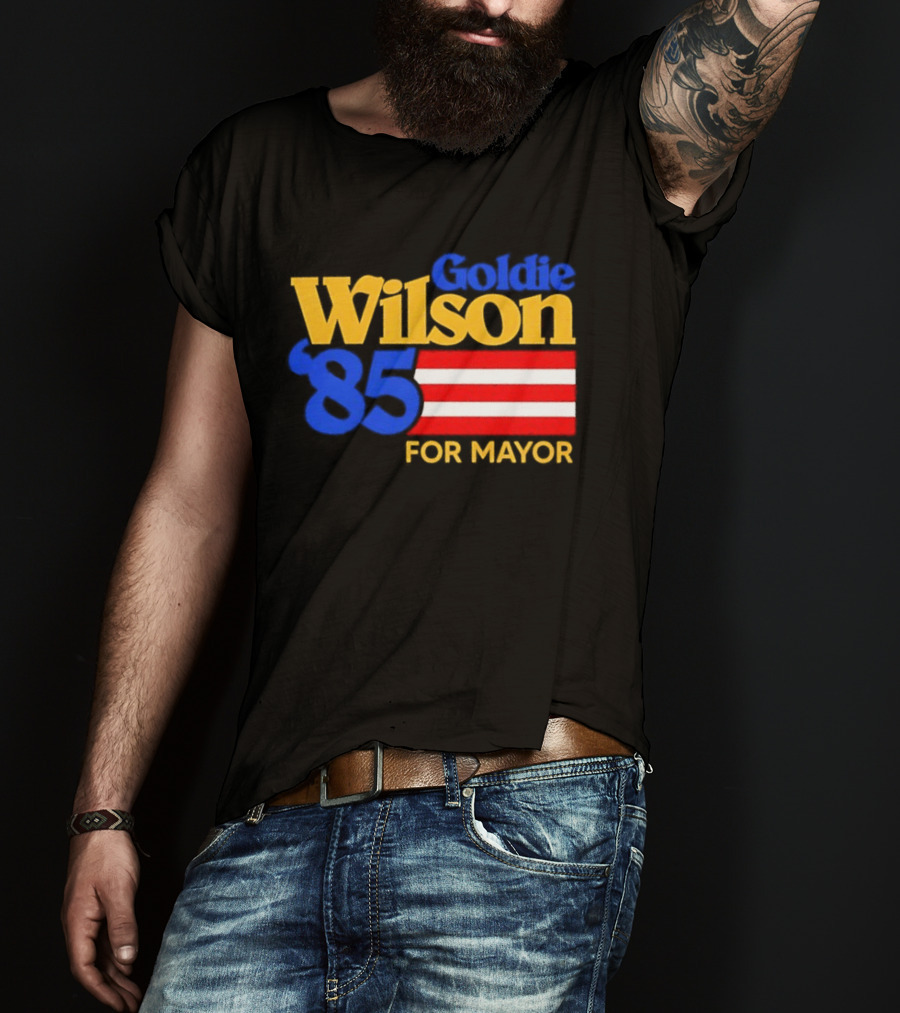 Goldie Wilson '85 For Mayor Back To The Future T-Shirt