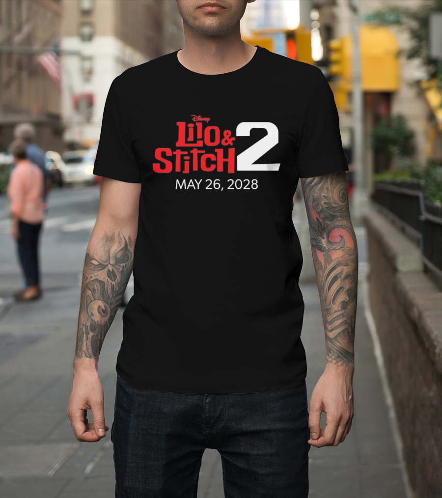 Lilo And Stitch 2 Disney May 26 2028 T-Shirt