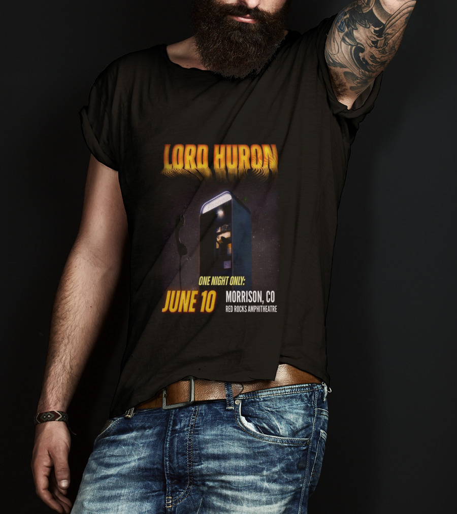 Lord Huron One Night Only June 10 Morrison CO Red Rocks Amphitheatre T-Shirt