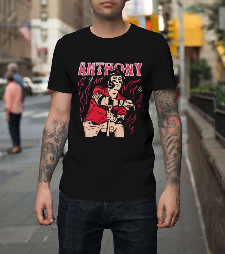 Anthony Red Sox Baseball Roman Anthony T-Shirt