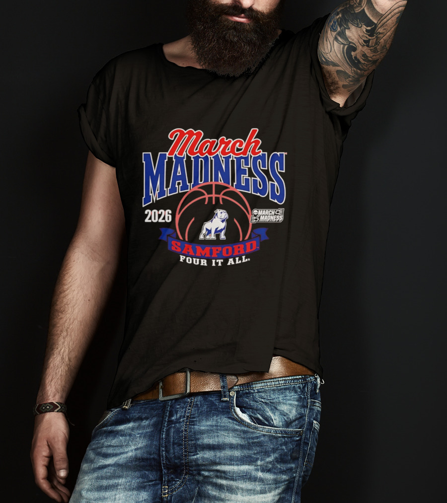 Samford Basketball 2026 March Madness Pour It All T-Shirt