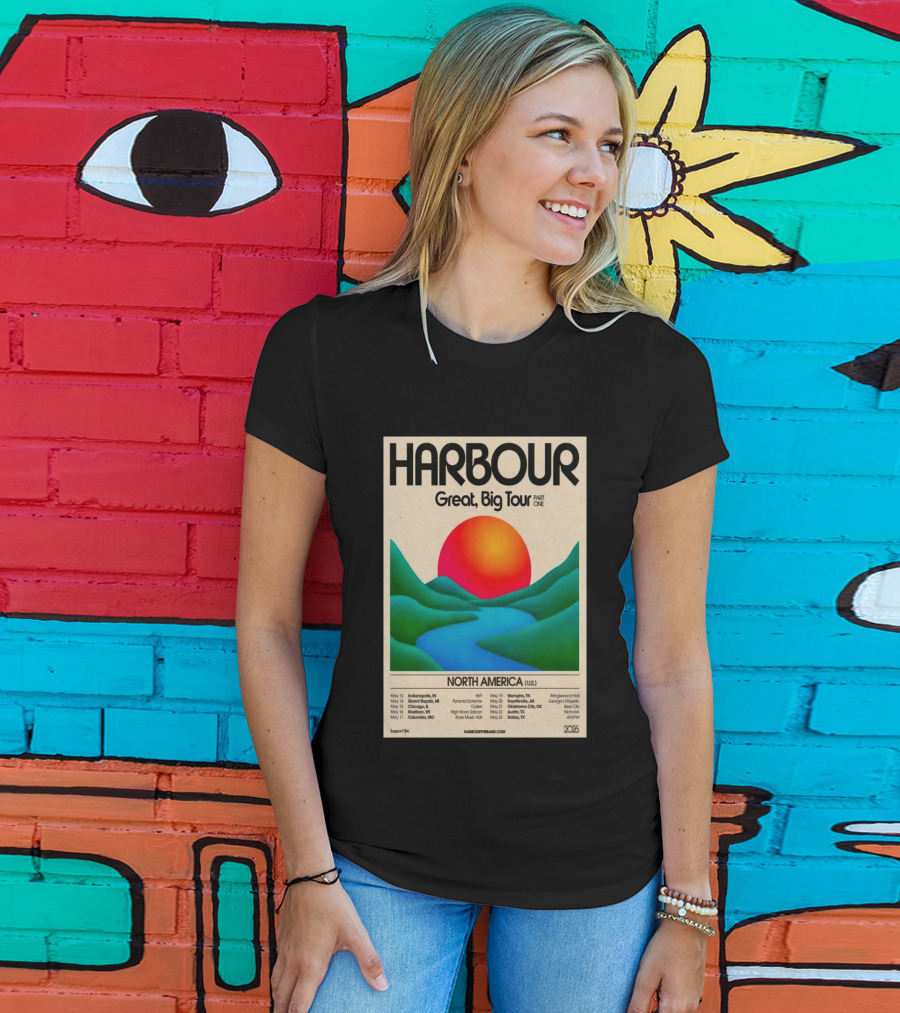 HARBOUR Great Big Tour Part One North America 2026 Dates And Locations T-Shirt