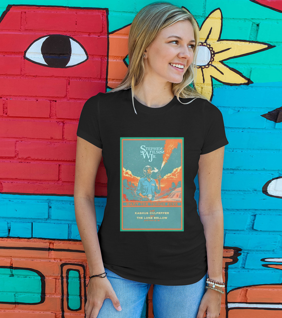 Stephen Wilson JR. Gary The Torch 2026 Tour Kashus Culpepper The Lone Bellow T-Shirt
