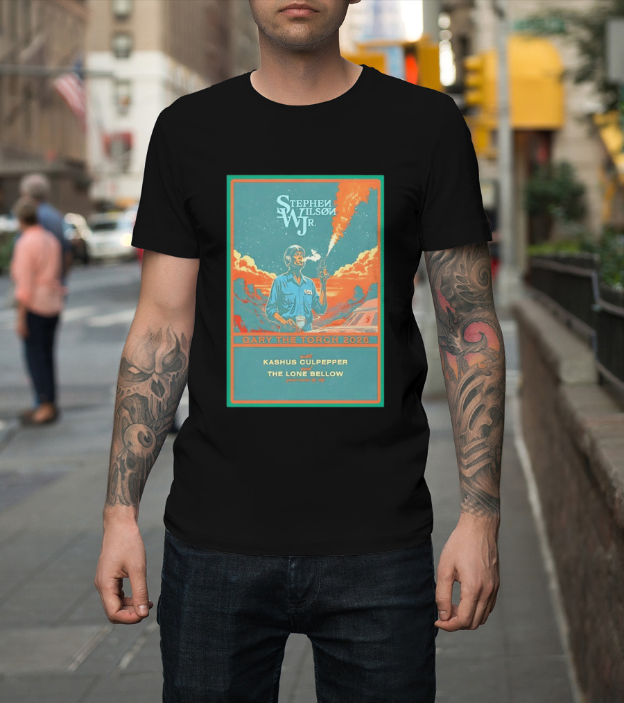 Stephen Wilson JR. Gary The Torch 2026 Tour Kashus Culpepper The Lone Bellow T-Shirt