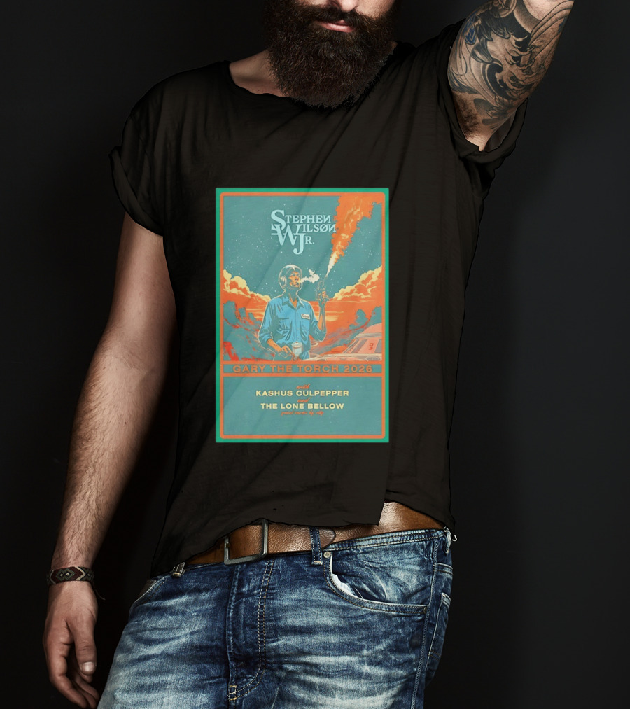 Stephen Wilson JR. Gary The Torch 2026 Tour Kashus Culpepper The Lone Bellow T-Shirt