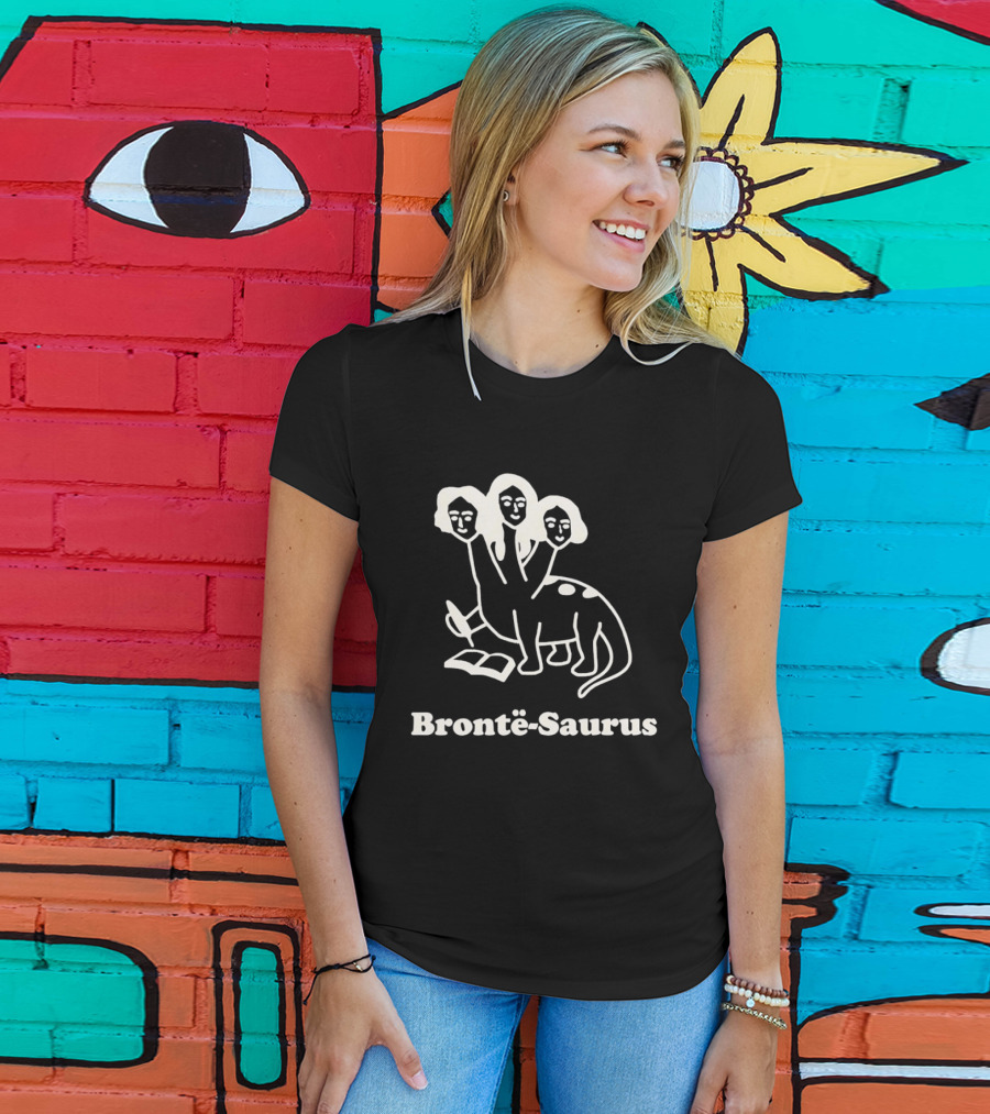 Brontë Saurus Literary Dinosaur Illustration Solar Opposites T-Shirt