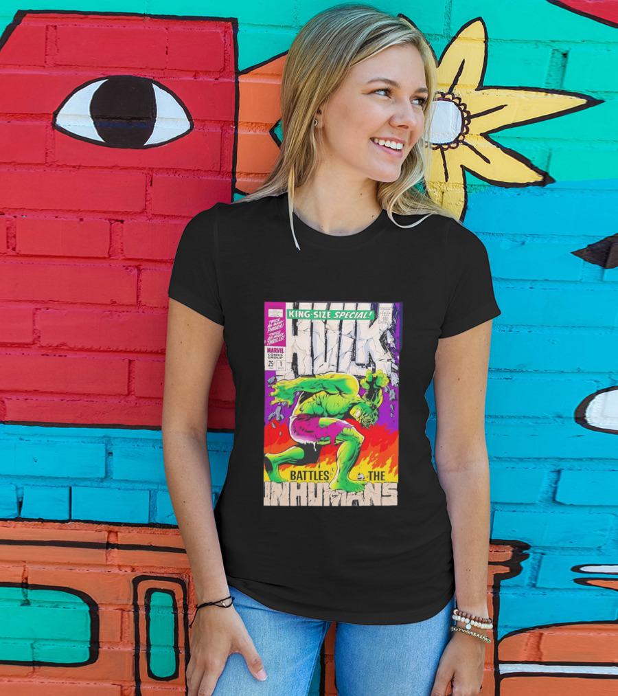 The Incredible Hulk King Size Special Battles The Inhumans Marvel Comics Group 1968 Cover T-Shirt