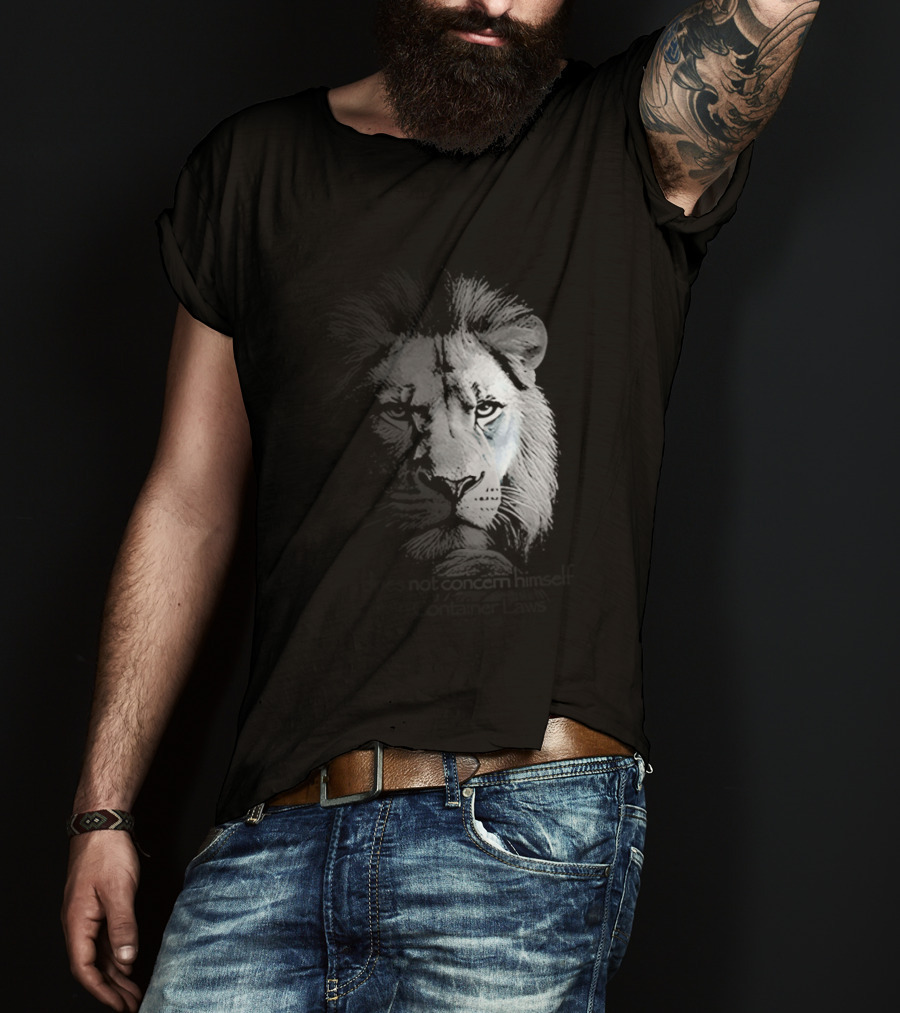 Lion Does Not Concern Himself With Open Container Laws T-Shirt