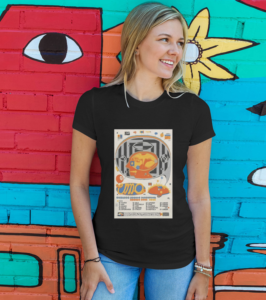 Unknown Mortal Orchestra Euro Tour 2026 Concert Dates And Locations T-Shirt
