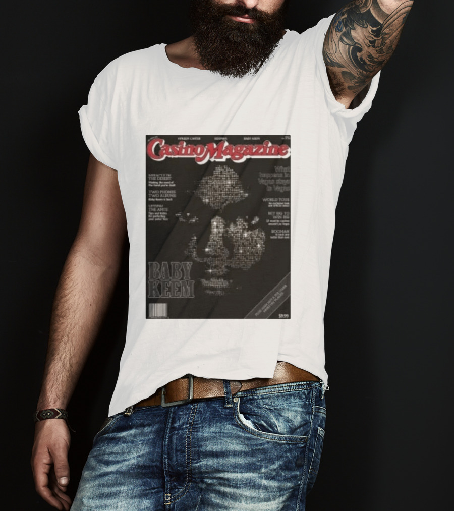 Casino Magazine Baby Keem World Tour Las Vegas Exclusive T-Shirt