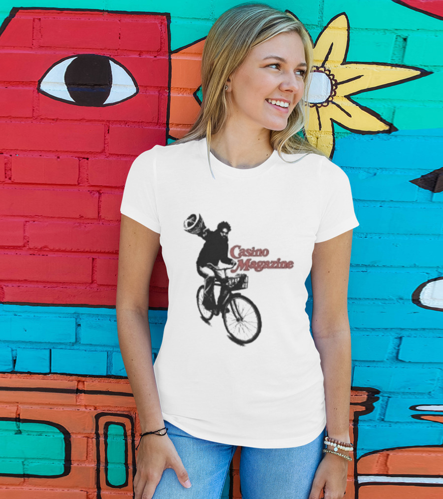 Baby Keem Limited Edition Casino Magazine Cyclist T-Shirt