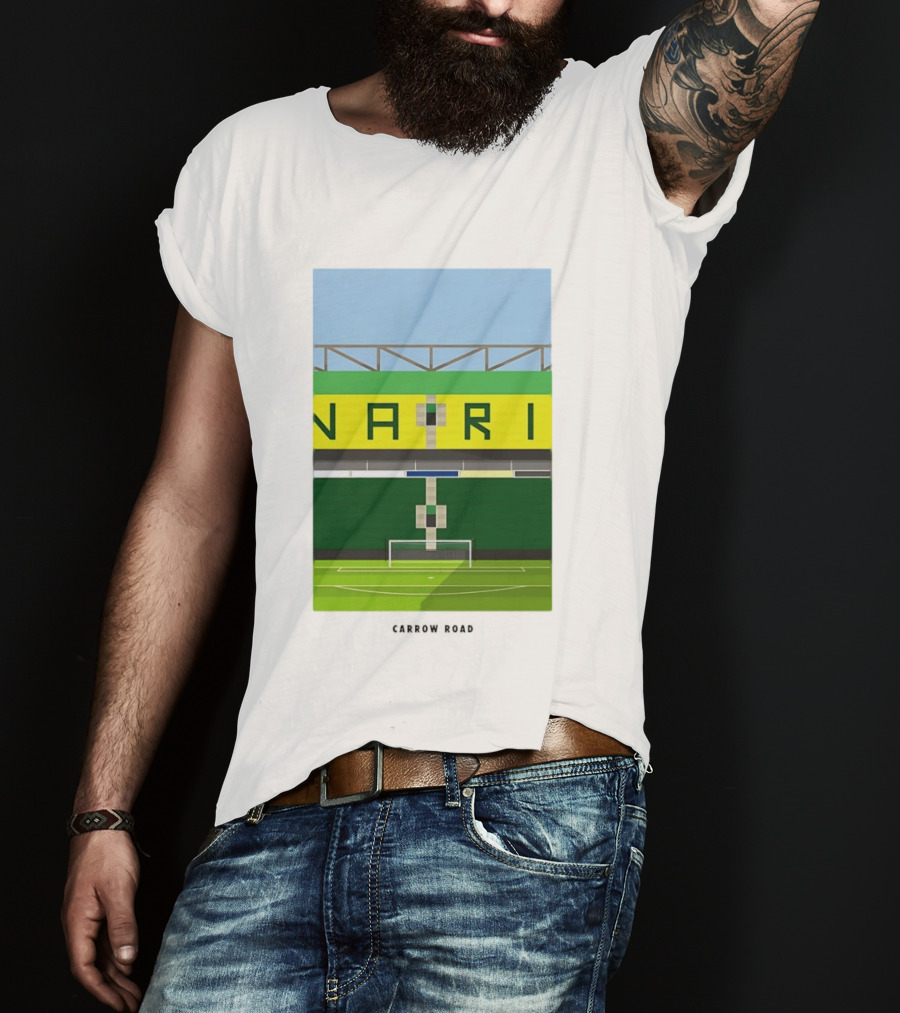 The Canaries Carrow Road Stadium Iconic Architecture T-Shirt
