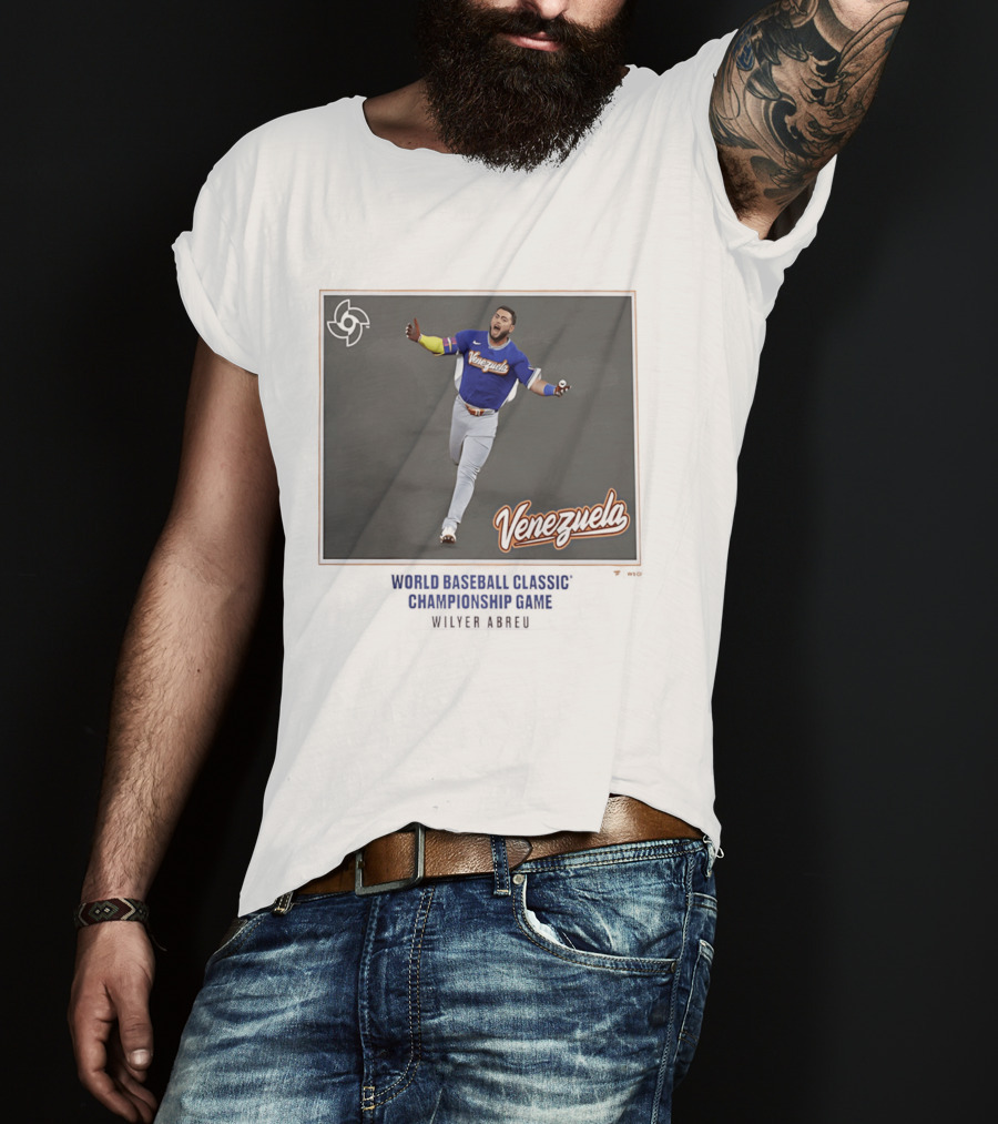 Venezuela Wilyer Abreu 2026 World Baseball Classic Championship Home Run Celebration T-Shirt