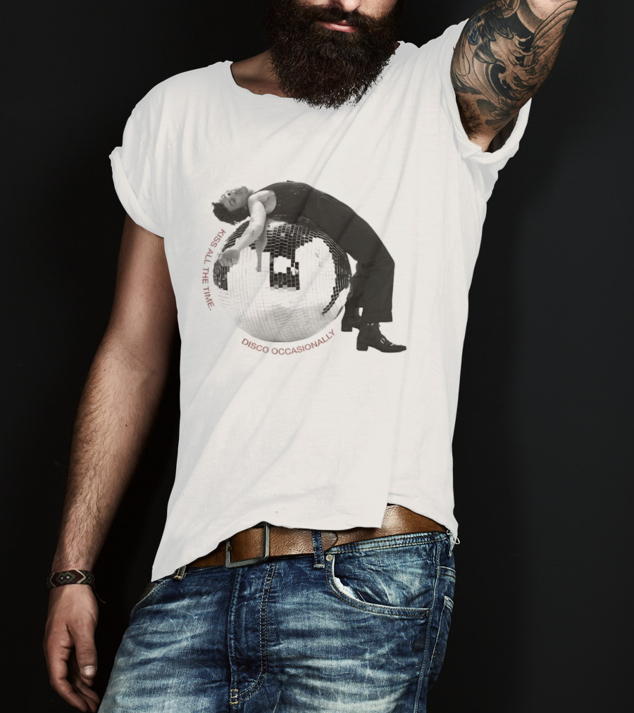 All The Time Disco Ball Harry Kiss Disco Occasionally T-Shirt