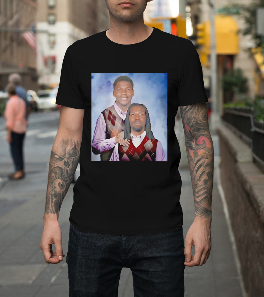 Anthony Edwards Naz Reid Step Brothers Minnesota Timberwolves T-Shirt