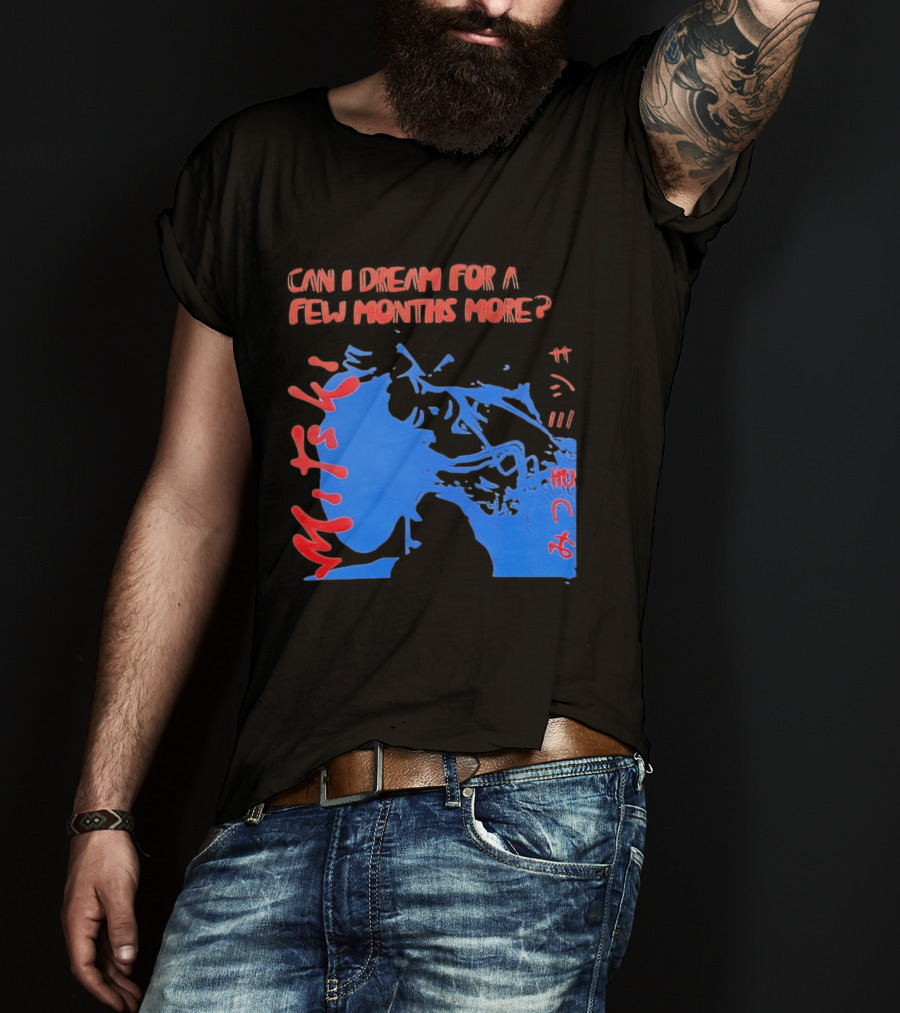 Can I Dream For Few Months More Unique Abstract Peaceful Face Blue And Red T-Shirt