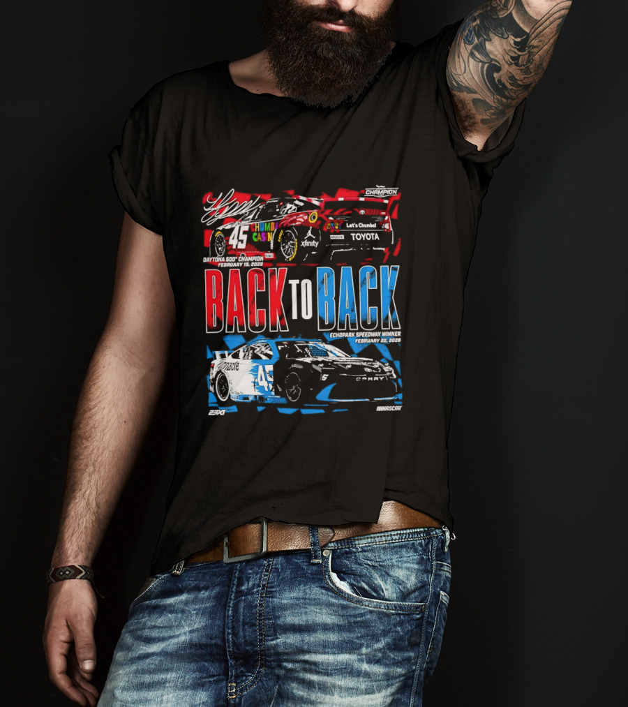 Back To Back Daytona 500 2026 Echopark Speedway Toyota Racing T-Shirt