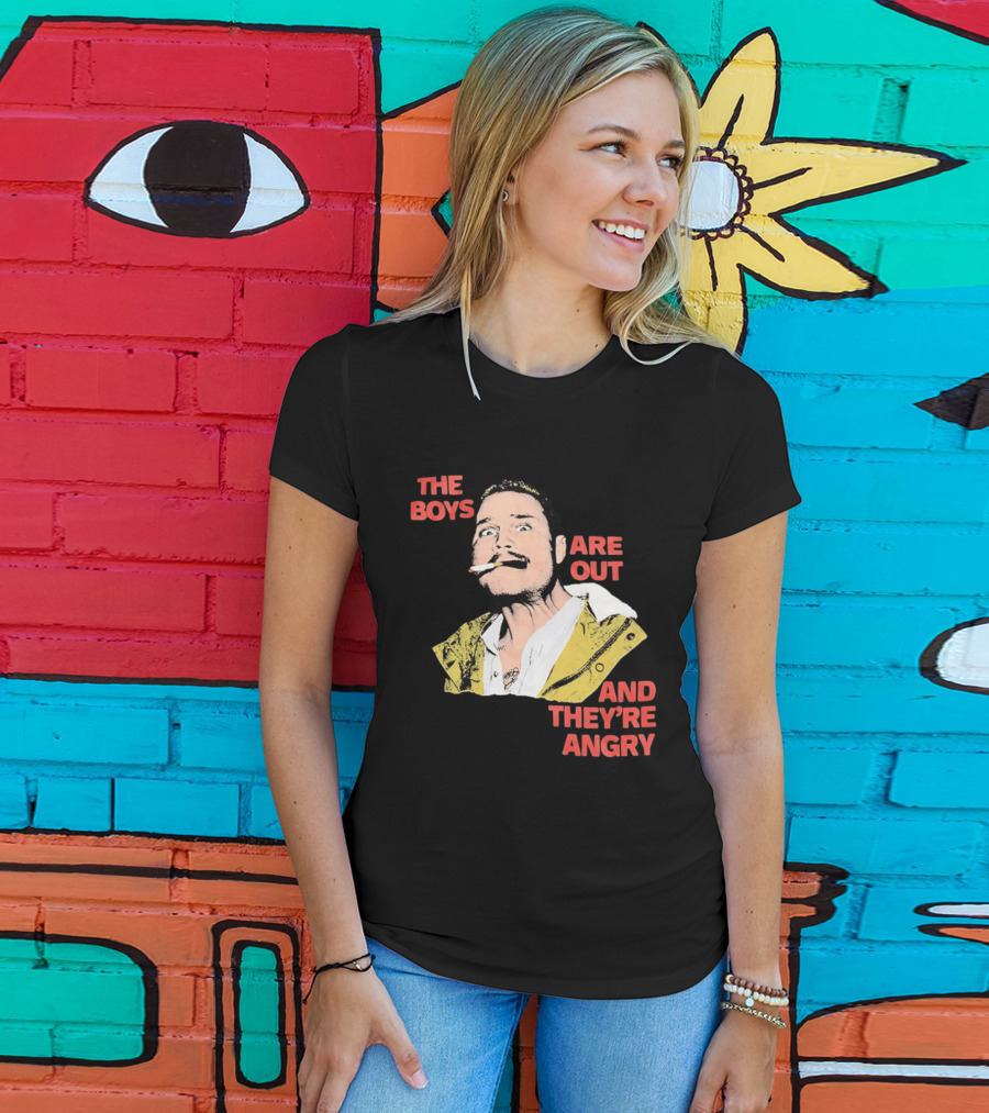 Zach Bryan The Boys Are Out And They're Angry Bold Comic T-Shirt