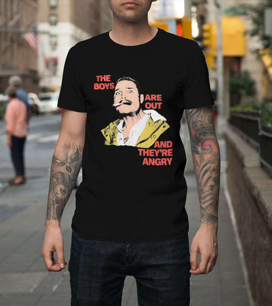 Zach Bryan The Boys Are Out And They're Angry Bold Comic T-Shirt