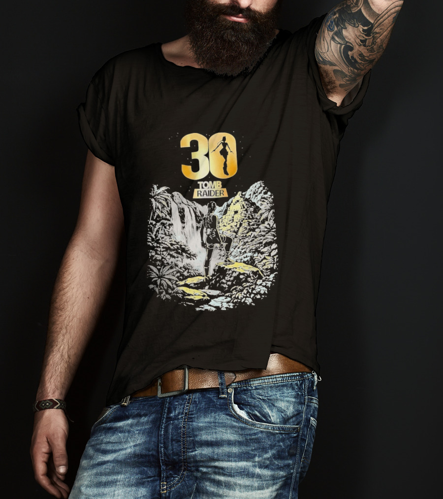30 Years Tomb Raider Celebration Wings T-Shirt