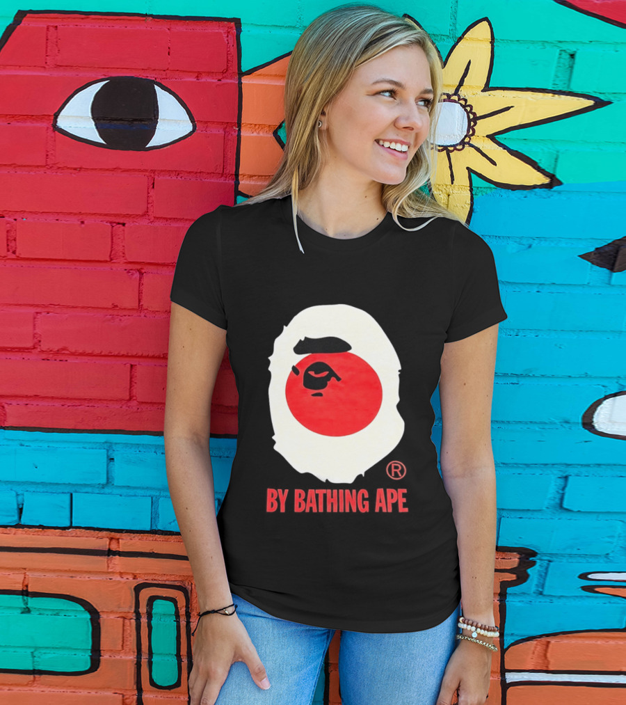 By Bathing Ape Japan Flag T-Shirt