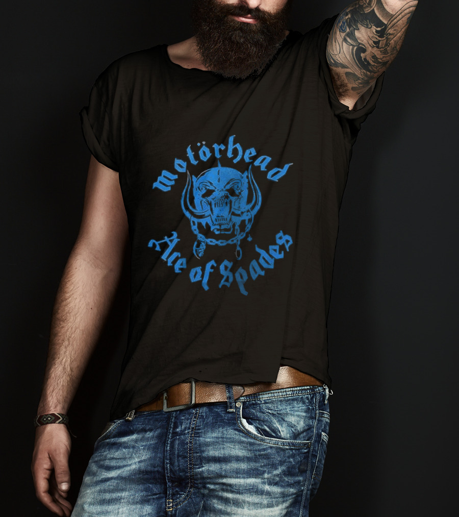 Motorhead Ace Of Spades Logo With Iconic Skull T-Shirt